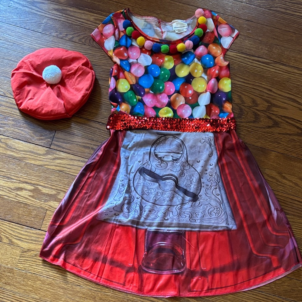Gumball Machine Costume Dress - Picture 2 of 4